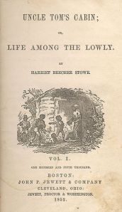 Title-page illustration by Hammatt Billings for Uncle Tom's Cabin [First Edition: Boston: John P. Jewett and Company, 1852].