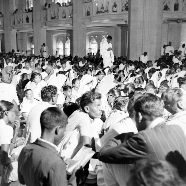 Inauguration service of Church of South India. Photo by Mark Kauffman (LIFE magazine)